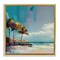 Stupell Industries Contemporary Shoreline in Summer Floater Framed Canvas Wall Art Design by Irena Orlov